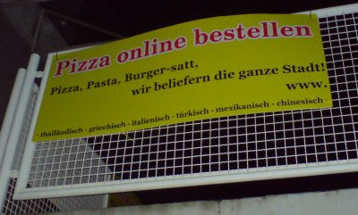 Pizza online bestellen auf www.